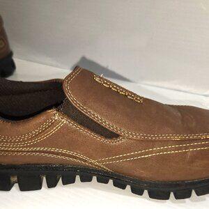 Deer Stags Stadium Unisex Kids Brown Sneaker Bottom Dress Slip-on Shoes Size 5.5